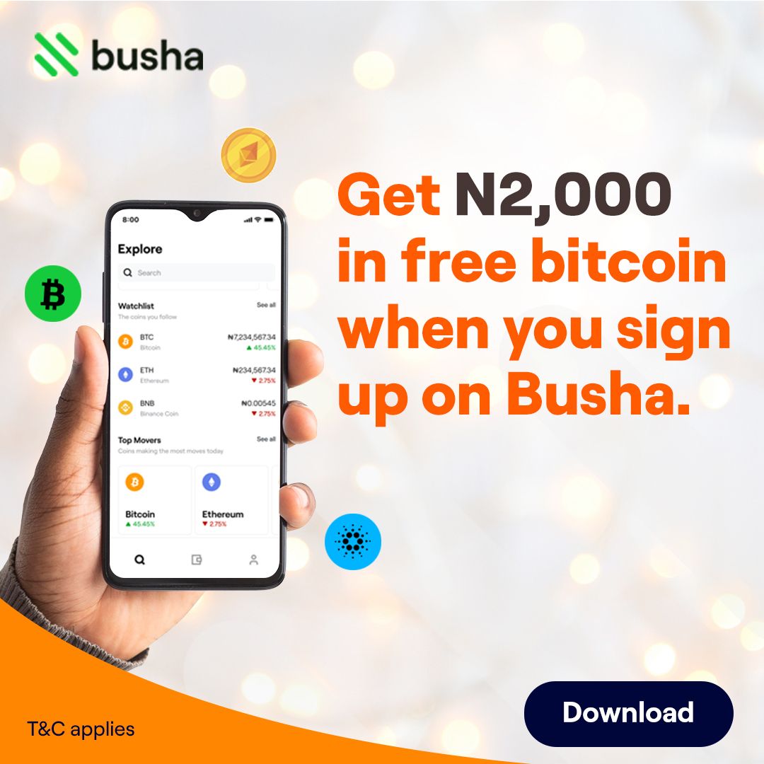 How to Get Free Bitcoin in Nigeria - Join Busha