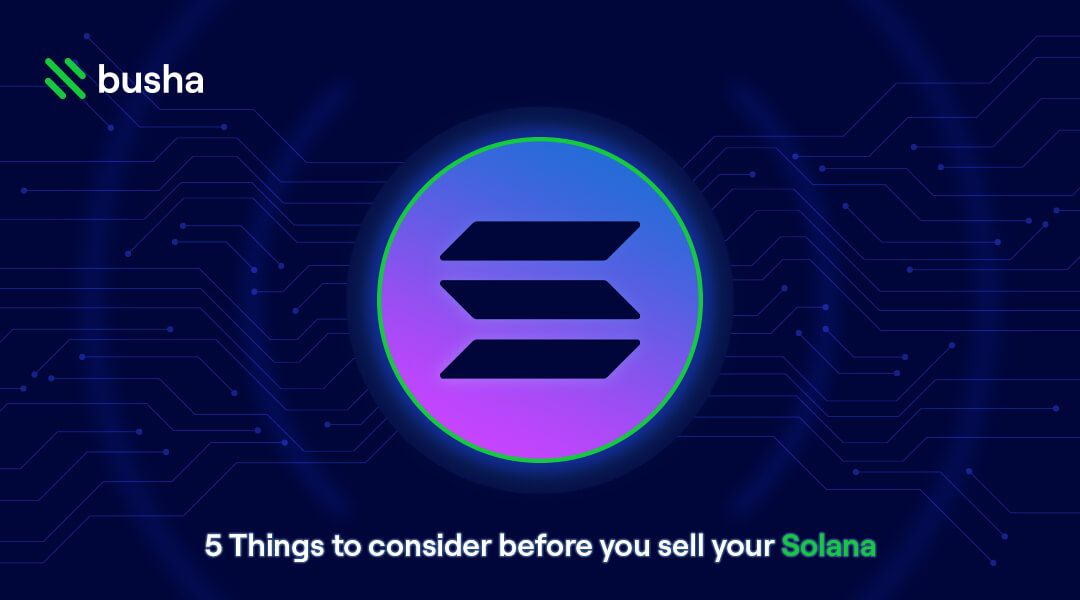 5 Things to consider before you sell your Solana