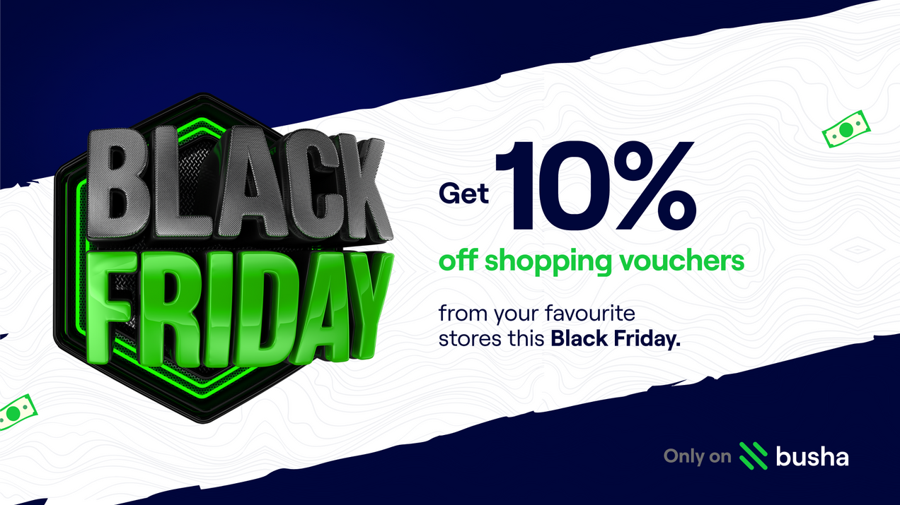 Busha Black Friday sales