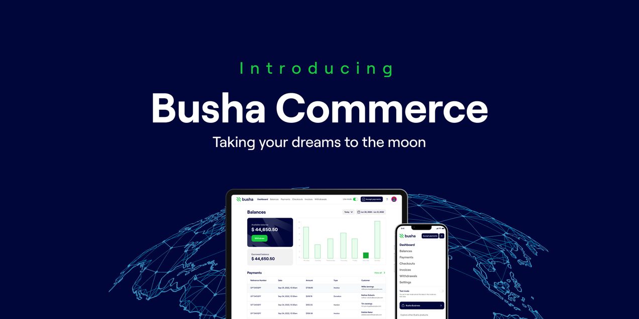Take Your Dreams to the Moon with Busha Commerce