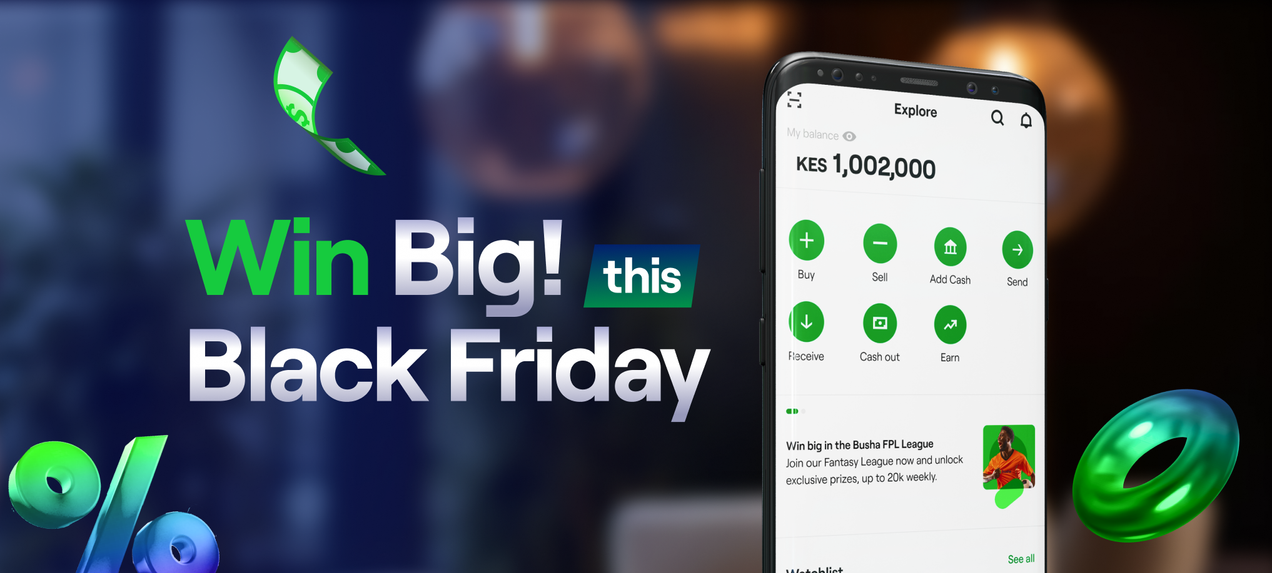 Explore the Power of Crypto Trading this Black Friday with Busha (For Kenya)