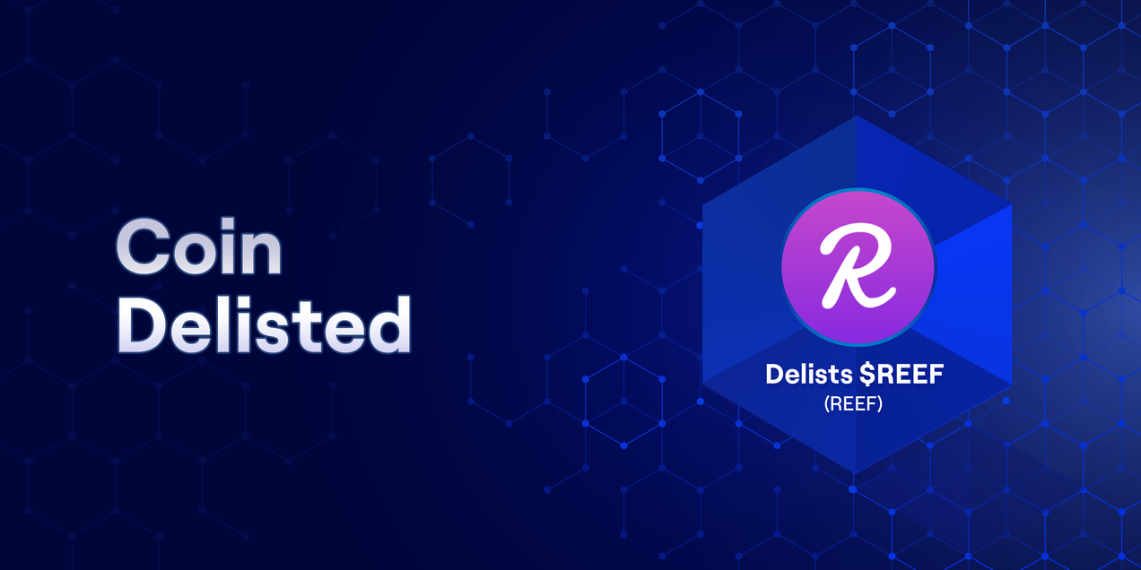 Busha to Delist $REEF