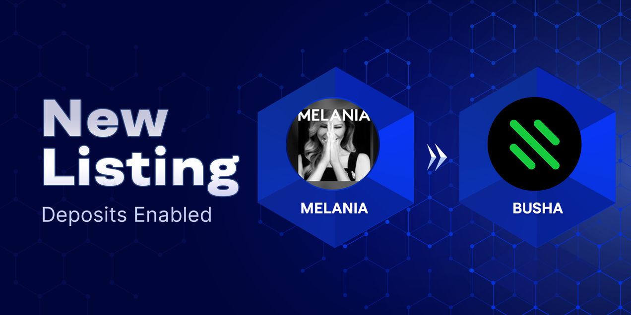 Busha Lists $MELANIA