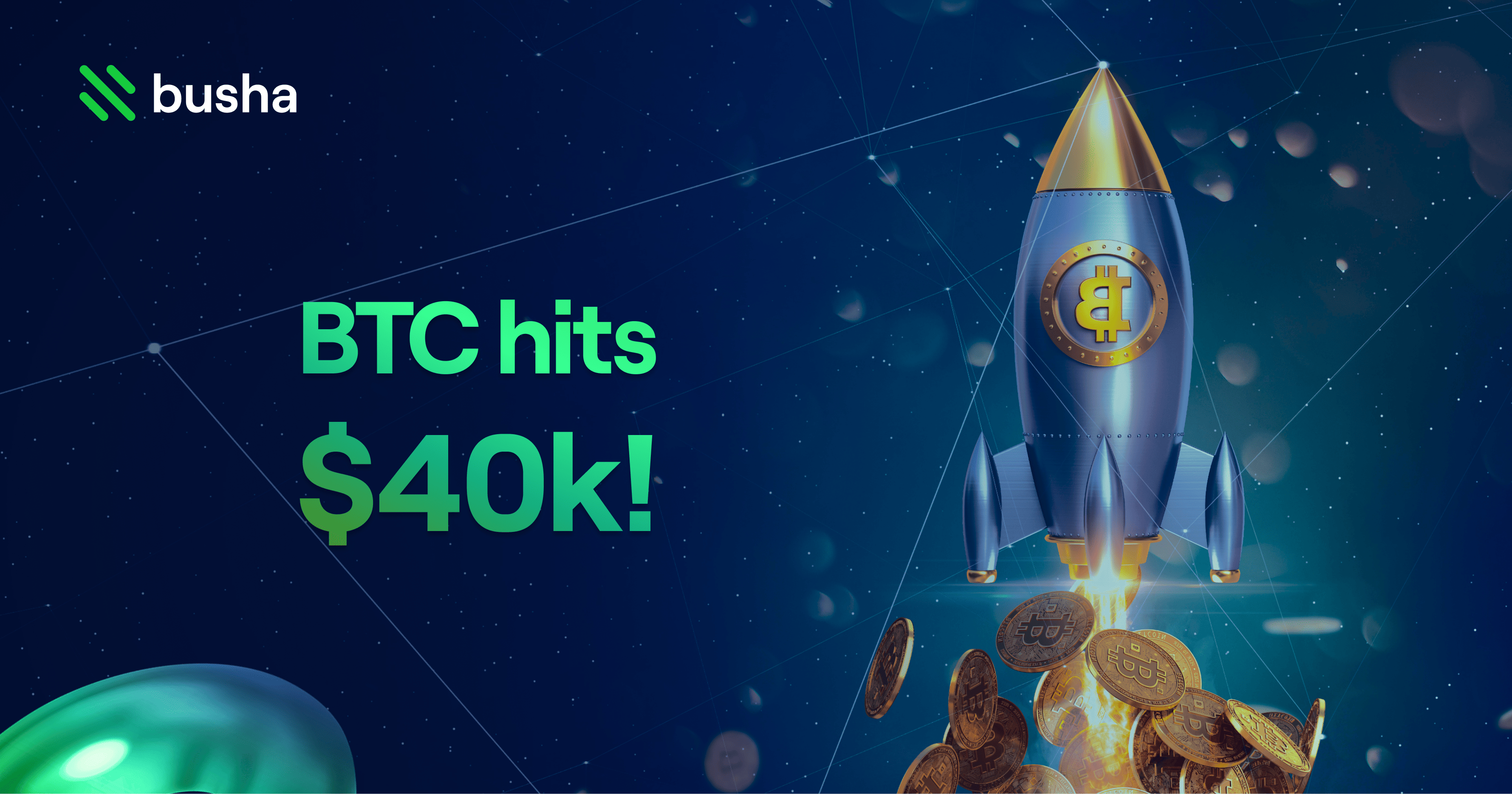 Bitcoin Rockets to $40,000