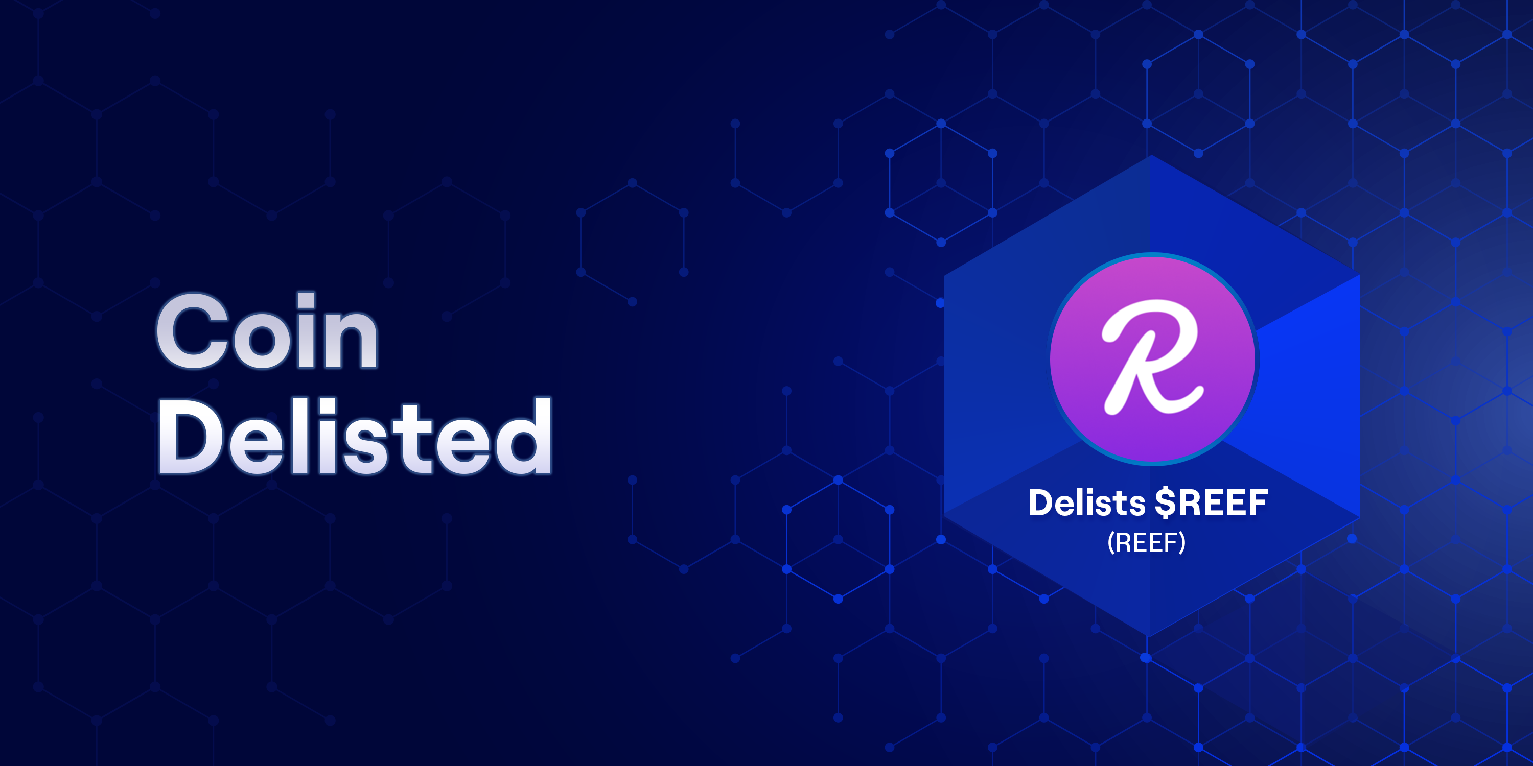 Busha to Delist $REEF