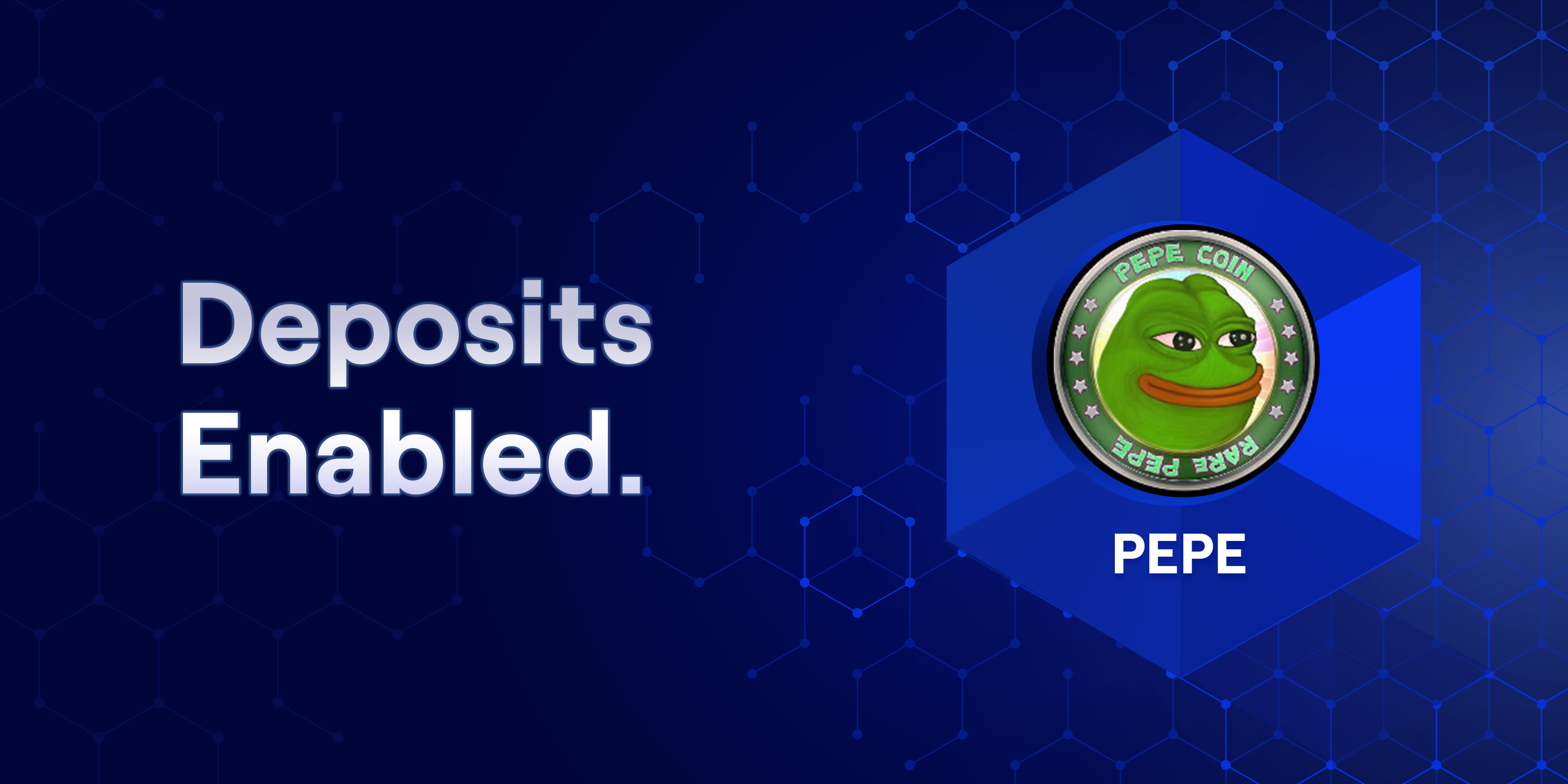 Busha Enables Deposit for $PEPE